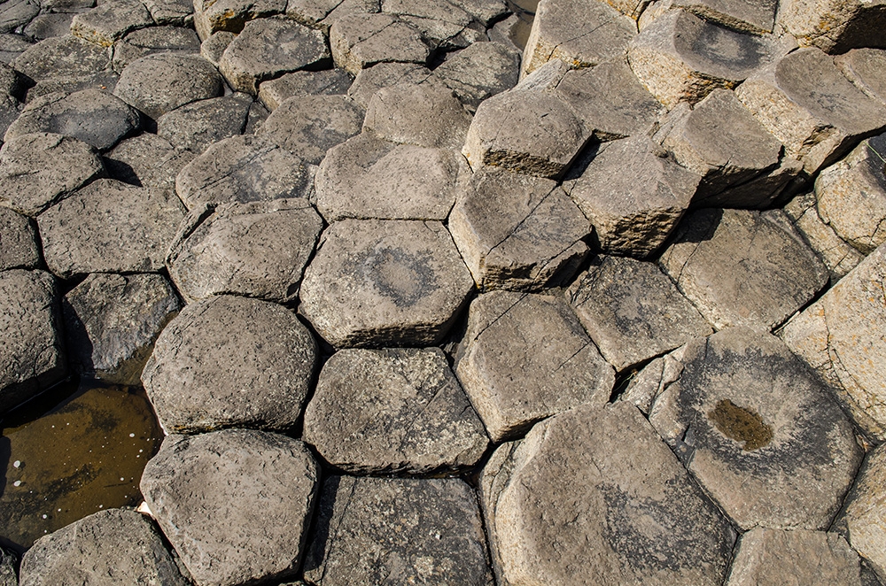 Am Giants Causeway in Nordirland