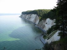 Die Steilküste in Richtung Saßnitz......