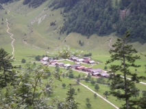 die Engalm auf dem Ahornboden in Tirol