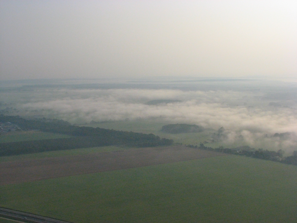 Reste vom Bodennebel lösen sich auf...