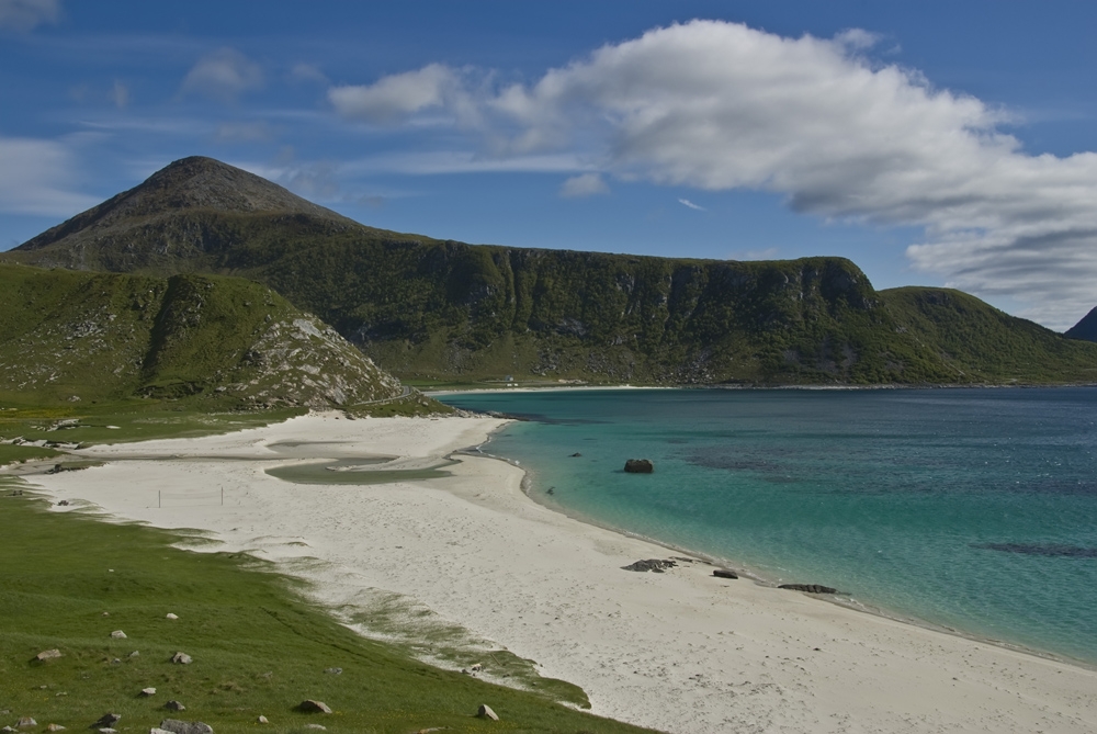 In Hauklandstrand (Vestvågøya)