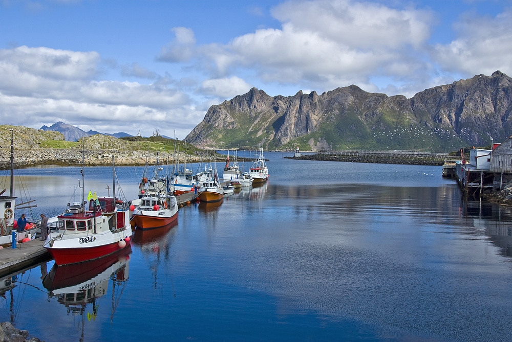 Hafen von Hovden