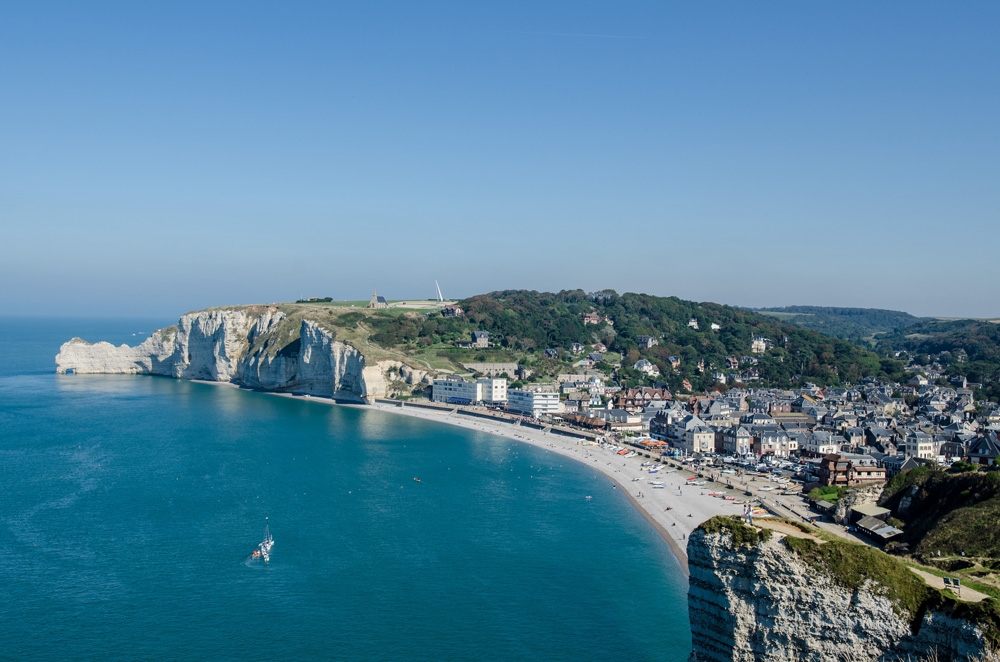 Der Strand von Étretat