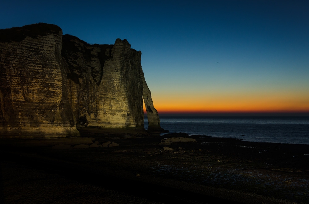 Étretat am Abend