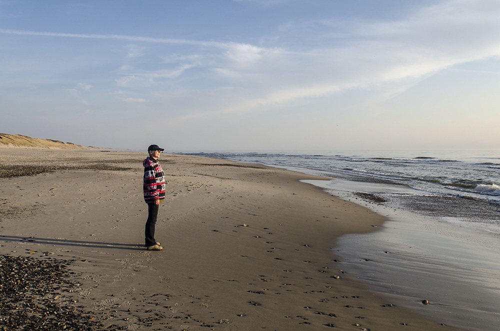 Pedy am Strand